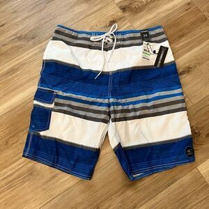 ONEILL Santa Cruz Stripe Men’s Board Shorts Size 34